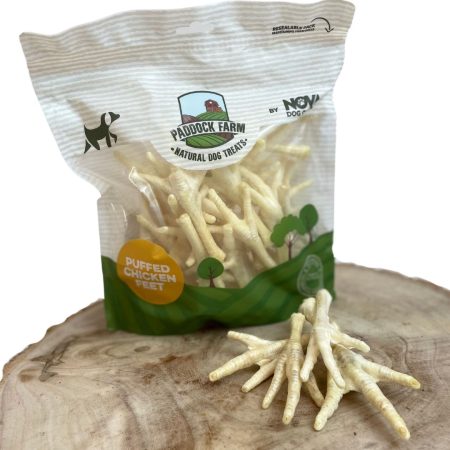 Chicken Feet Puffed Pre-Pack 250g - 25% DISCOUNT - Dated February 2027